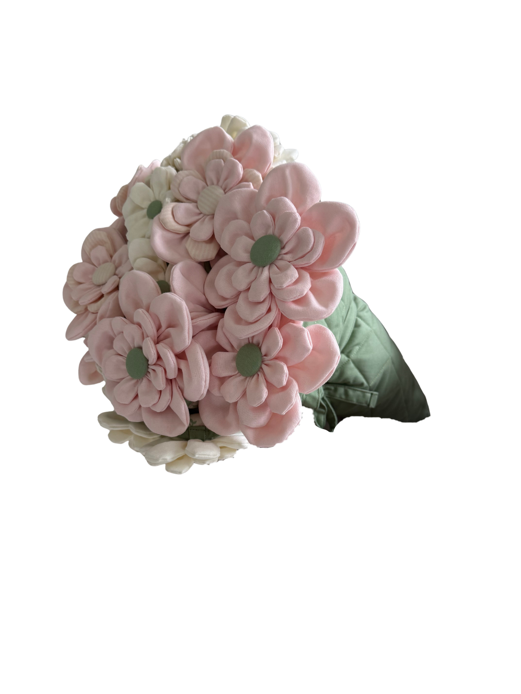 Bouquet Blanket — 55% Linen / 45% Cotton Round Throw, 60" Diameter